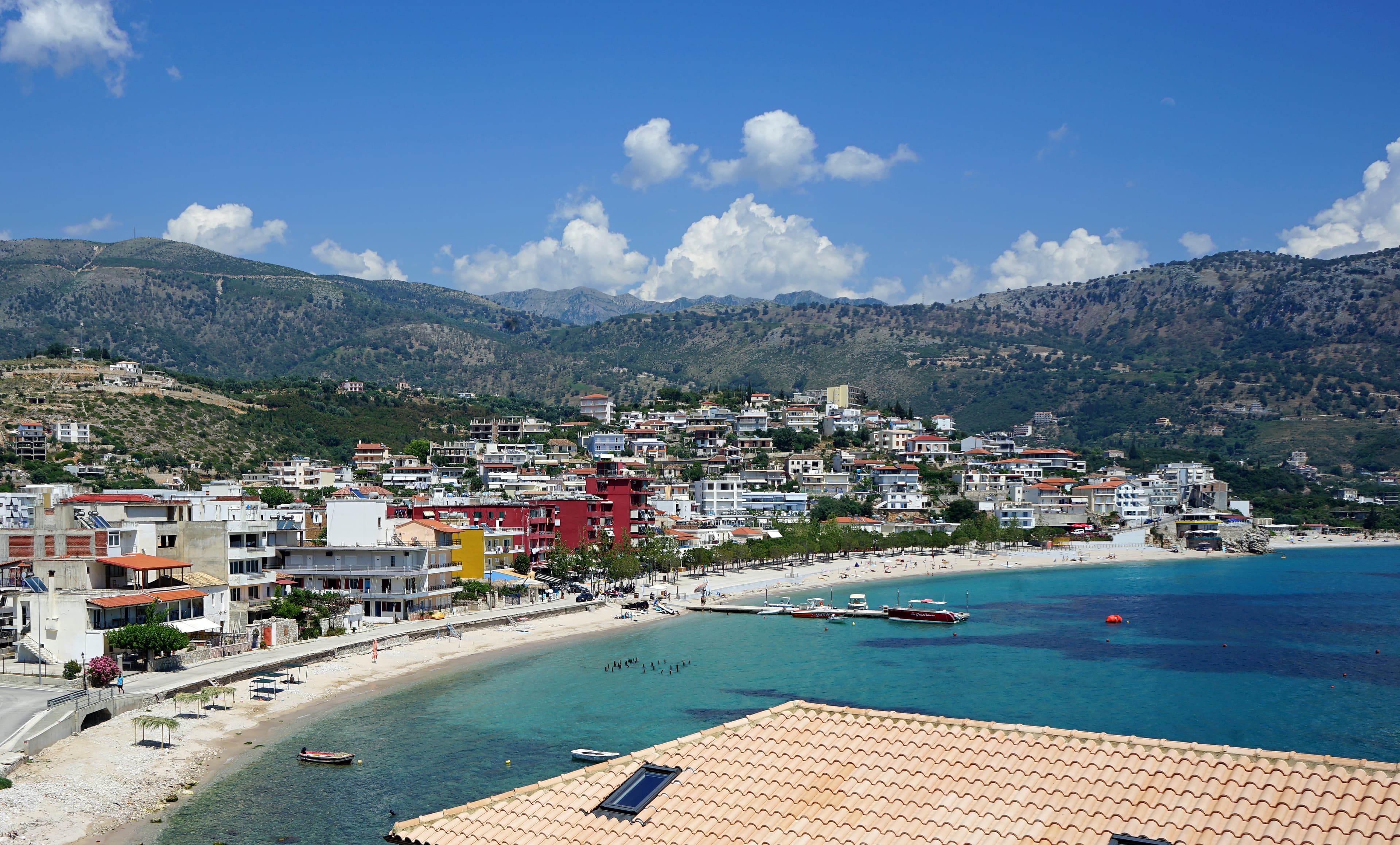 Panoramic view of Himarë  showcasing modern urban living and real estate opportunities