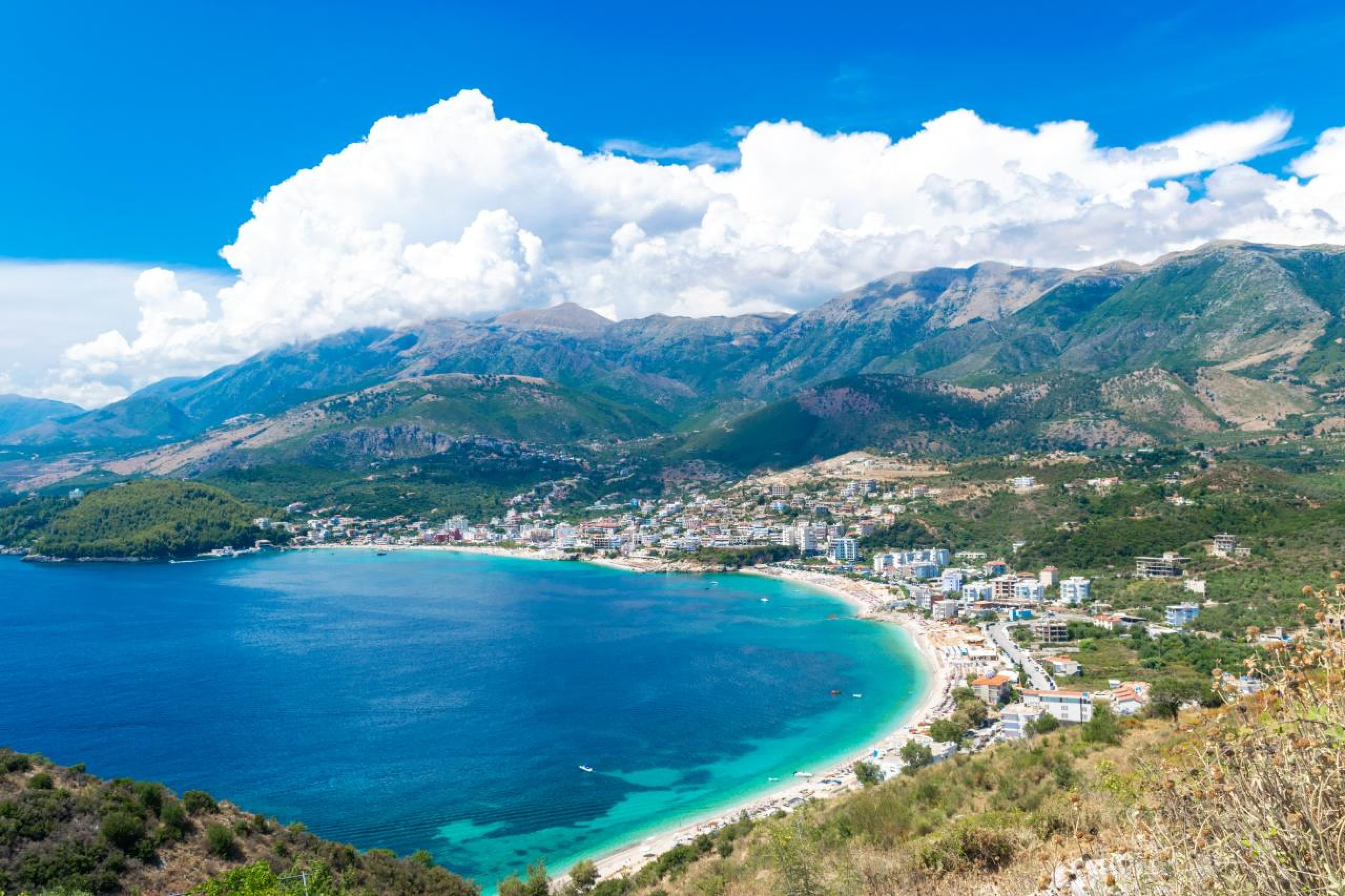 Panoramic view of Vlore showcasing modern urban living and real estate opportunities