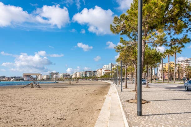 Modern apartment buildings and houses in Vlore showcasing beautiful real estate properties