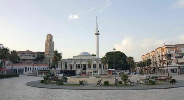 Modern apartment buildings and houses in Kavaj showcasing beautiful real estate properties