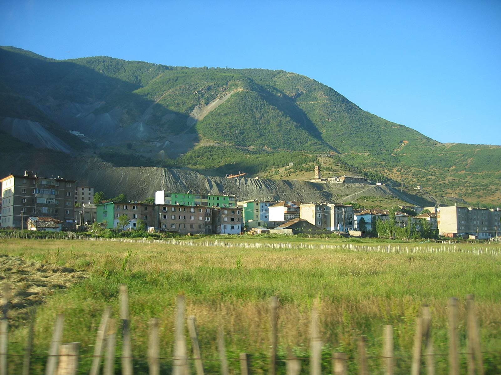 Panoramic view of Bulqizë  showcasing modern urban living and real estate opportunities