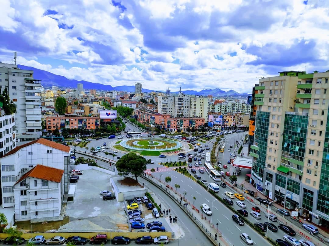 Panoramic view of Fushë-Krujë showcasing modern urban living and real estate opportunities