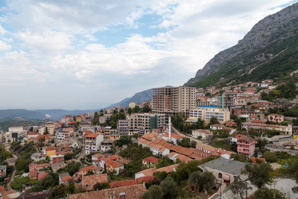 Panoramic view of Mamurras  showcasing modern urban living and real estate opportunities