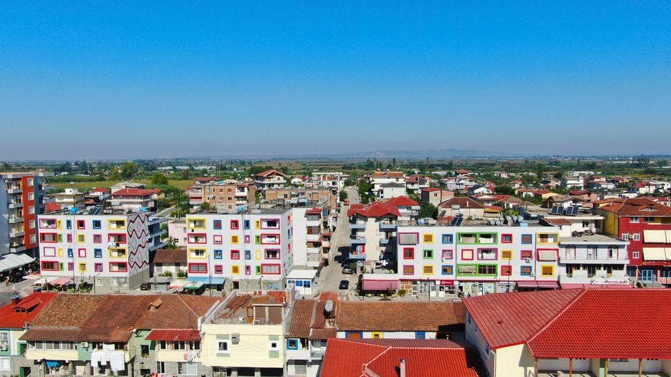 Panoramic view of Roskovec  showcasing modern urban living and real estate opportunities
