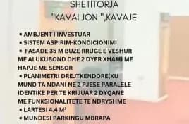 Dyqan në shitje në Shetitorja Kavaljon, Kavajë