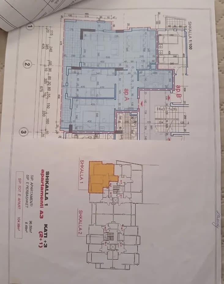 Apartament 2+1 në shitje në Unazën e Re, Tiranë