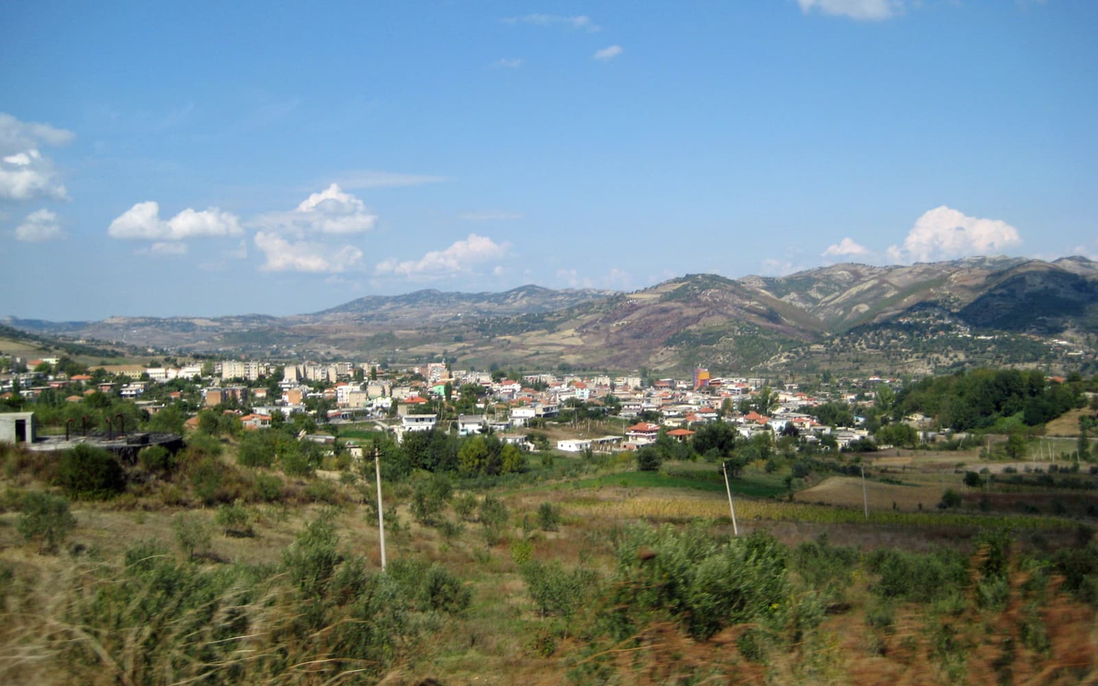 Panoramic view of Ballsh  showcasing modern urban living and real estate opportunities