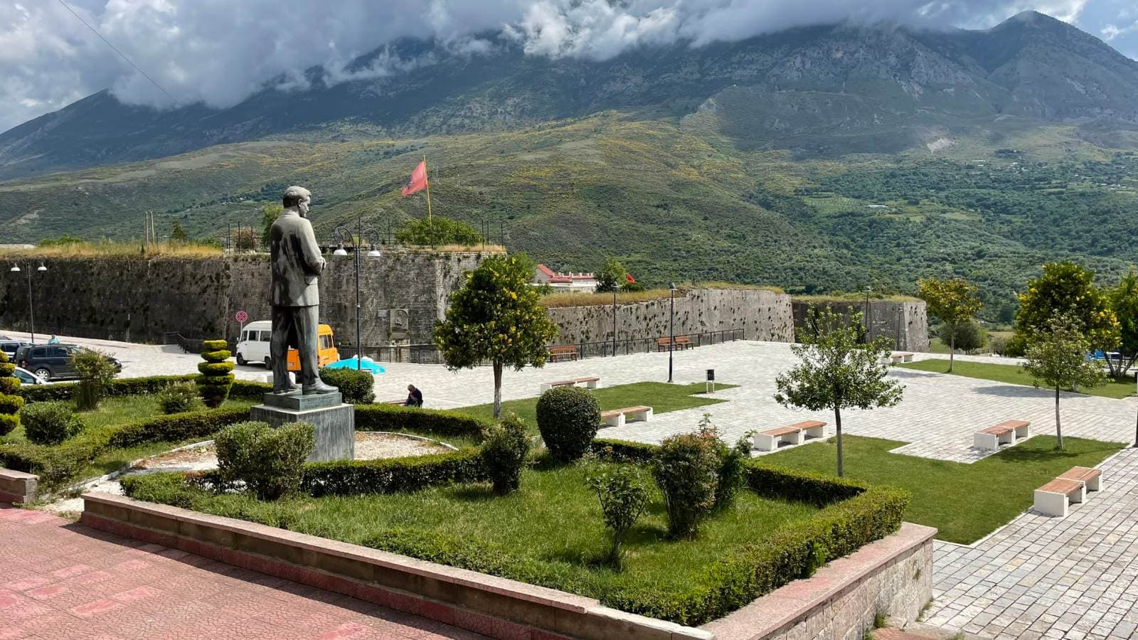 Panoramic view of Tepelena  showcasing modern urban living and real estate opportunities